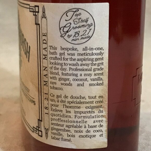 18.21 Man Made Wash – Hair & Body – Spiced Vanilla – 532ml - Made in USA - Picture 5 of 11